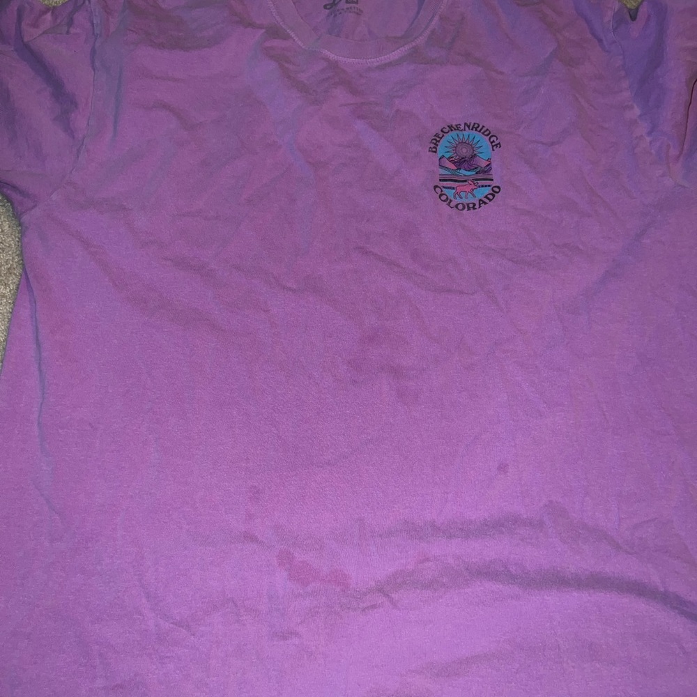 Purple Breckenridge Colorado T-shirt.